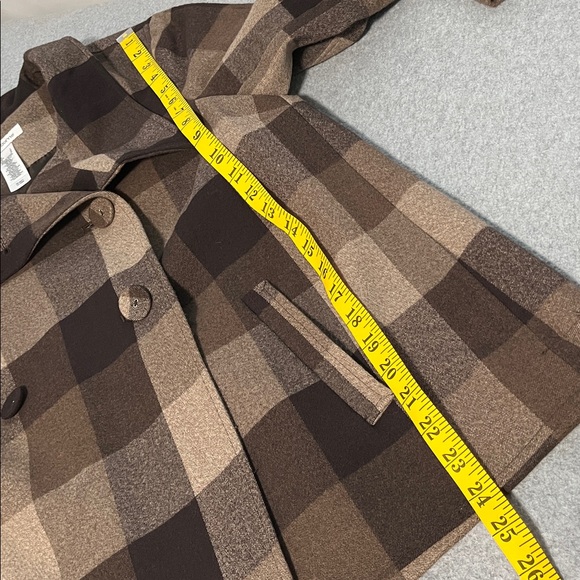 Liz Claiborne Brown Plaid Jacket - Picture 3 of 9